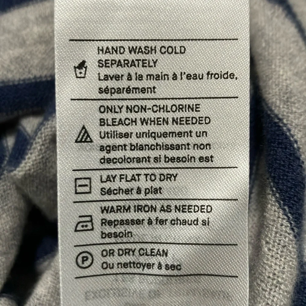 NWT Vince Cashmere Blend Striped Sweater Size XS - Picture 9 of 9